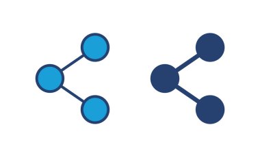 Simge vektörünü paylaş. Paylaşılan vektör simgesi