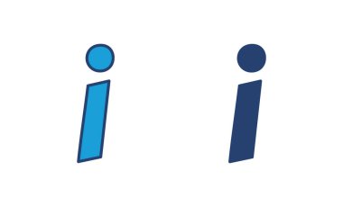 Bilgi simgesi simgesi vektörü. ikon vektörü hakkında. Faq simgesi