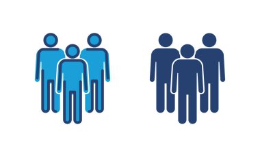 İnsanlar ikon vektörü. Kişi simgesi vektörü. Kullanıcı Simgesi vektörü
