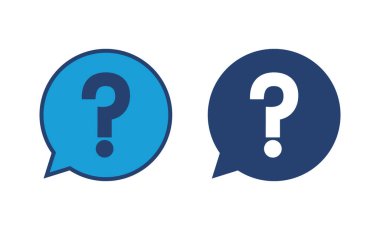 Soru simgesi vektörü. soru işareti vektörü.