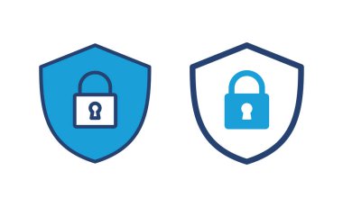 Güvenlik simgesi vektörü. Koruma ikonu. Özel hayat. vpn