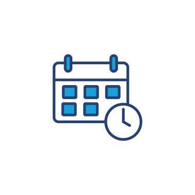 Takvim simgesi vektörü. Takvim sembolü. takvim vektör simgesi