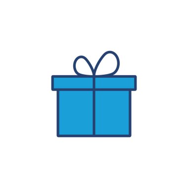 Hediye ikonu vektörü. Hediye vektör simgesi. doğum günü hediyesi