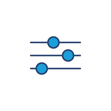 Simge Vektörü Ayarlanıyor. Cog Ayarları Simge Simgesi