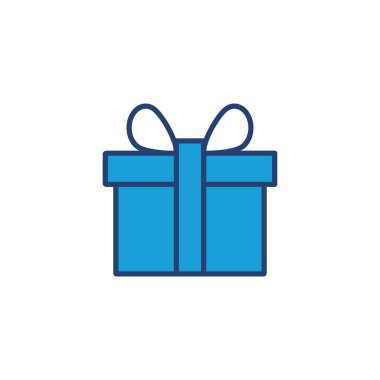 Hediye ikonu vektörü. Hediye vektör simgesi. doğum günü hediyesi
