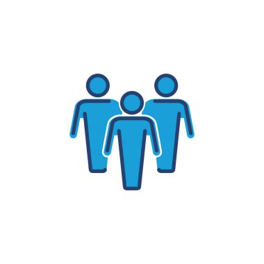 İnsanlar ikon vektörü. Kişi simgesi vektörü. Kullanıcı Simgesi vektörü