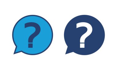 Soru simgesi vektörü. soru işareti vektörü.