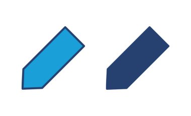 Kalem simgesi vektörü. kalem sembolü. Simge vektörünü düzenle