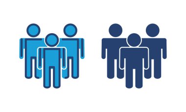 İnsanlar ikon vektörü. Kişi simgesi vektörü. Kullanıcı Simgesi vektörü