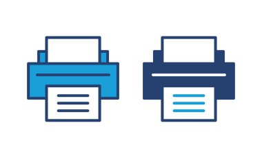 Simge vektörünü yazdır. yazıcı simgesi vektörü. 