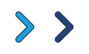 Ok simgesi vektörü. Ok sembolü. Web tasarımınız için ok işareti.