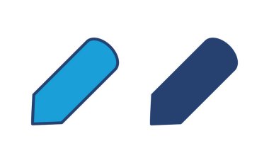 Kalem simgesi vektörü. kalem sembolü. Simge vektörünü düzenle