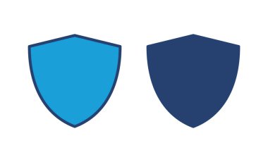 Kalkan simgesi vektörü. Koruma ikonu vektörü. Güvenlik vektör simgesi