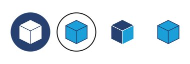 Kutu simgesi vektörü. kutu vektör simgesi, paket, paket