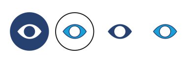 Göz simgesi vektörü. Göz vektör simgesi. Bak ve Görüş simgesi. 