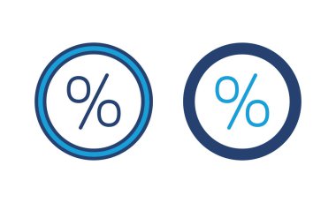 İndirimli simge vektörü. İndirim etiketi simgesi. 