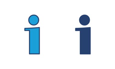 Bilgi simgesi simgesi vektörü. ikon vektörü hakkında. Faq simgesi