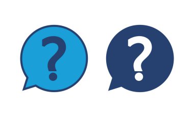 Soru simgesi vektörü. soru işareti vektörü.