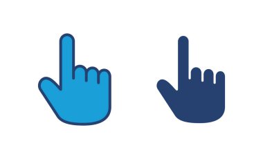 El simgesi vektörü. el vektör simgesi, avuç içi