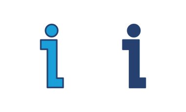 Bilgi simgesi simgesi vektörü. ikon vektörü hakkında. Faq simgesi