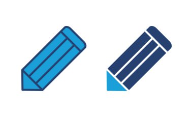 Kalem simgesi vektörü. kalem sembolü. Simge vektörünü düzenle