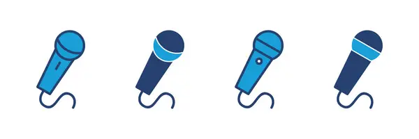 stock vector microphone icon vector. karaoke icon vector