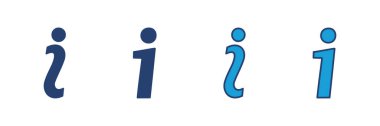 Bilgi simgesi simgesi vektörü. ikon vektörü hakkında. Faq simgesi