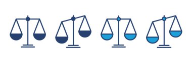 Scales icon vector. Law scale icon. Scales vector icon. Justice clipart