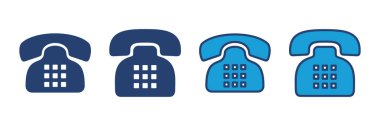 Telefon ikonu vektörü. telefon simgesi vektörü.