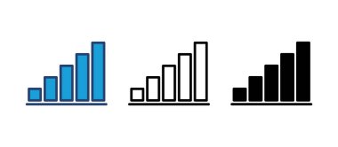 Büyüyen grafik simgesi. Grafik simgesi. diyagram simgesi