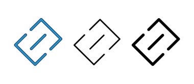 Bağlantı simgesi vektörü. Hiper bağlantı zinciri sembolü.