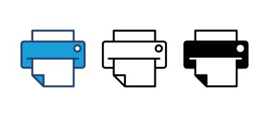 Simge vektörünü yazdır. yazıcı simgesi vektörü. 