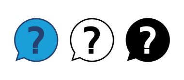 Soru simgesi vektörü. soru işareti vektörü.