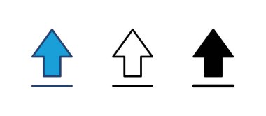 Simge vektörünü yükle. veri simgesi yükle