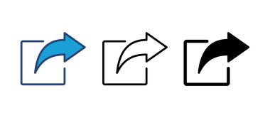 Simge vektörünü paylaş. Paylaşılan vektör simgesi