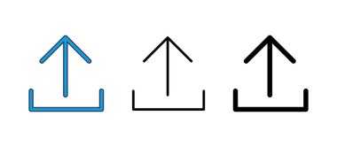 Simge vektörünü yükle. veri simgesi yükle