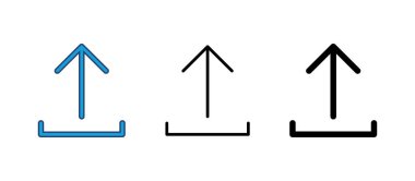 Simge vektörünü yükle. veri simgesi yükle