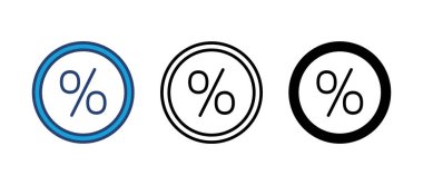 İndirimli simge vektörü. İndirim etiketi simgesi. 