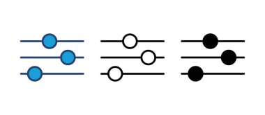 Simge Vektörü Ayarlanıyor. Cog Ayarları Simge Simgesi