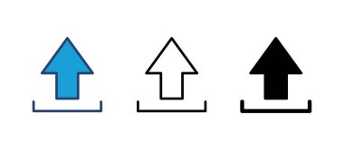 Simge vektörünü yükle. veri simgesi yükle