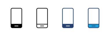 Telefon simgesi vektörü. Simge vektörünü ara. telefon sembolü