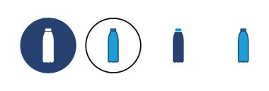 Şişe ikonu vektörü. şişe vektör simgesi