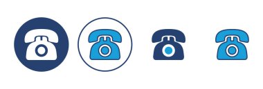 Telefon ikonu vektörü. telefon simgesi vektörü.