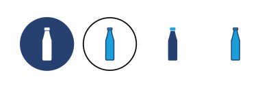 Şişe ikonu vektörü. şişe vektör simgesi