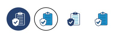 Sigorta ikonu vektörü. sigorta sembolü vektörü