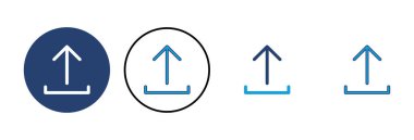 Simge vektörünü yükle. veri simgesi yükle