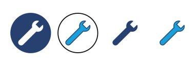 Simge vektörünü kilitle. Simge vektörünü onar. araçlar simgesi vektörü