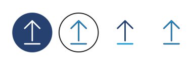 Simge vektörünü yükle. veri simgesi yükle