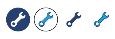 Simge vektörünü kilitle. Simge vektörünü onar. araçlar simgesi vektörü