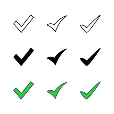 İşaret simgesi ayarlandı. İşaret simgesini işaretle. İşaret işareti vektörü